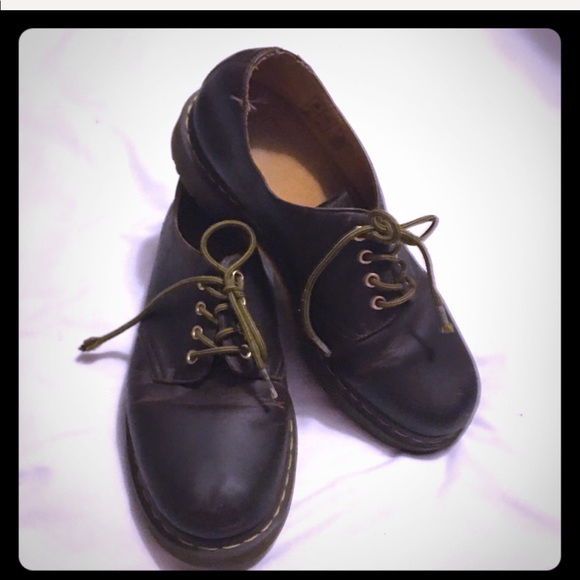 Dr martens casual brown tie Oxford shoes ? main image 4